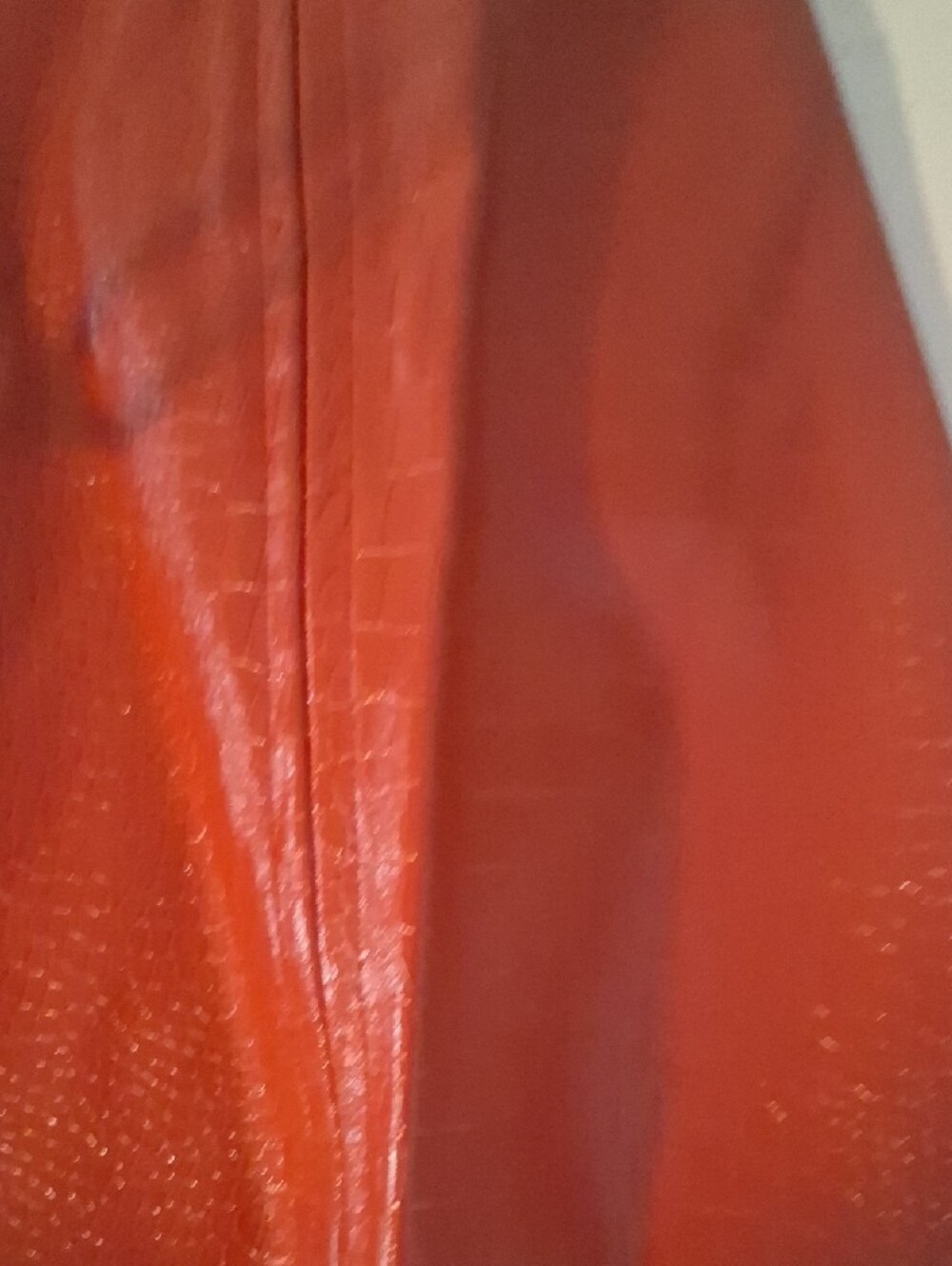 MANGOPOP Red Faux Leather Mini Skirt NWT Size XL - Picture 3 of 5